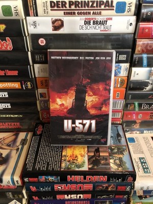 U-571 VHS Video mit Matthew McConaughey John Bon Jovi Bill Paxton