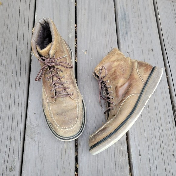 SAOLA Scarpe Red Wing 4310 stivali da lavoro chukka classici mocassini pelle marrone suola zeppa