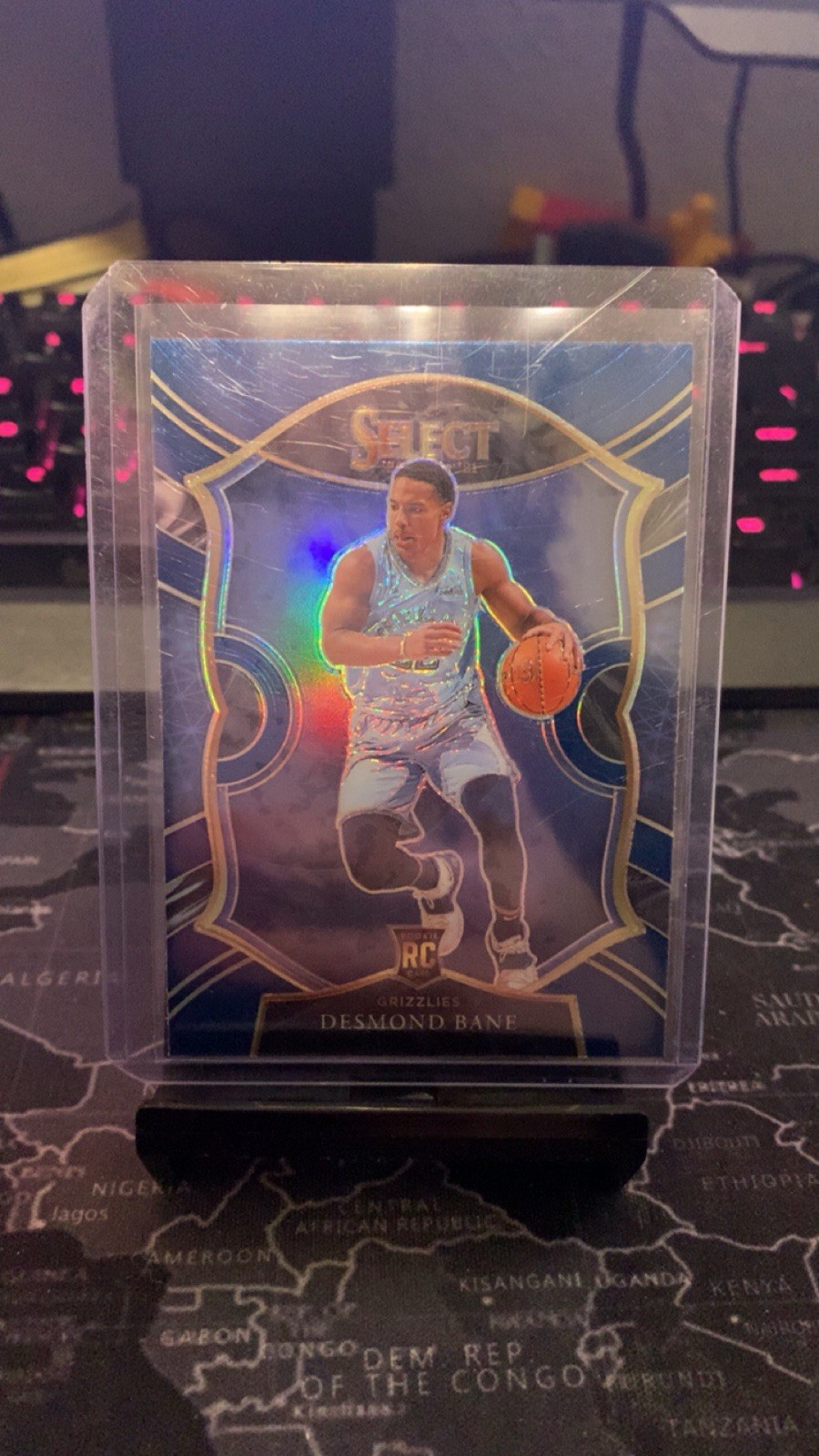 2020-21 Panini Select Concourse Blue Prizm Desmond Bane #90 (RC)