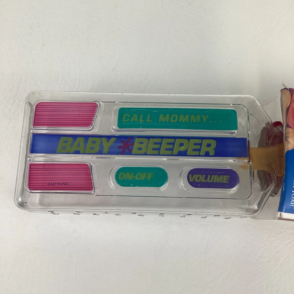 Biberón Baby King Baby Beeper 8 onzas resistente a la rotura vintage 1995 Regent Foto 2 de 4