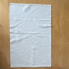 White Cotton 26x40  inches Textured Solid Rec...