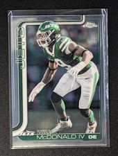 Will McDonald IV 2025 Topps Chrome Football #241 New York Jets Base