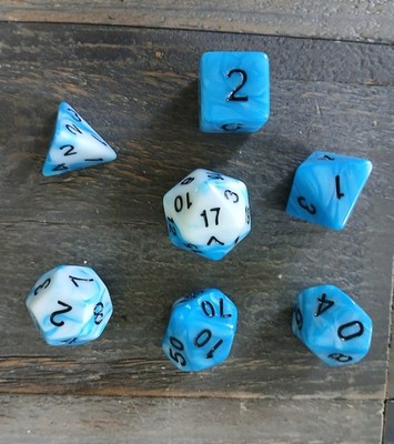  Polyhedral Dice Set | Fantasy Dice | Pathfinder D&D WFRP RPG Würfel 