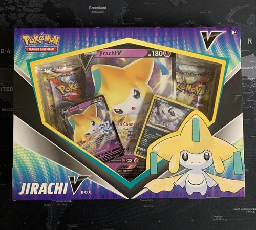 Pokemon TCG JIRACHI V BOX Collection - ENG ENGLISH - DAMAGED