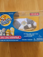 Zhu Zhu Pets Hamster Jinx White And Gray Cepia 2010  #86107 *Read*