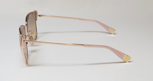 NEW FURLA SFU464 SUNGLASSES WOMENS 8FCX FULL-RIM 58-16-135 PILOT METAL & PLASTIC - Picture 4 of 8