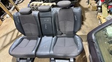 Mercedes  E-Klasse W211 S211 Sitzbank hinten KOMBI  Teilleder Schwarz