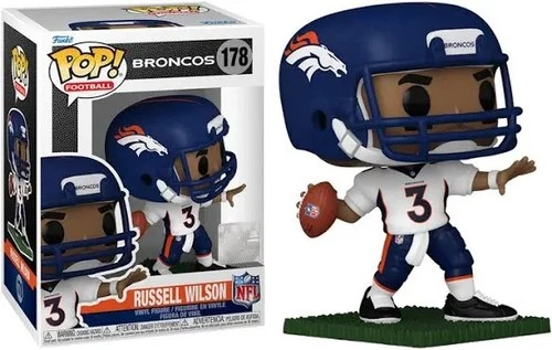 Funko Pop ! Football -Officially Licensed NFL  Russell Wilson Broncos vinyl #178