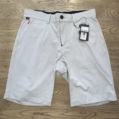 KJUS Men Iver Shorts 10" Inseam Gray SIZE 33 869-T - Image 1 of 4