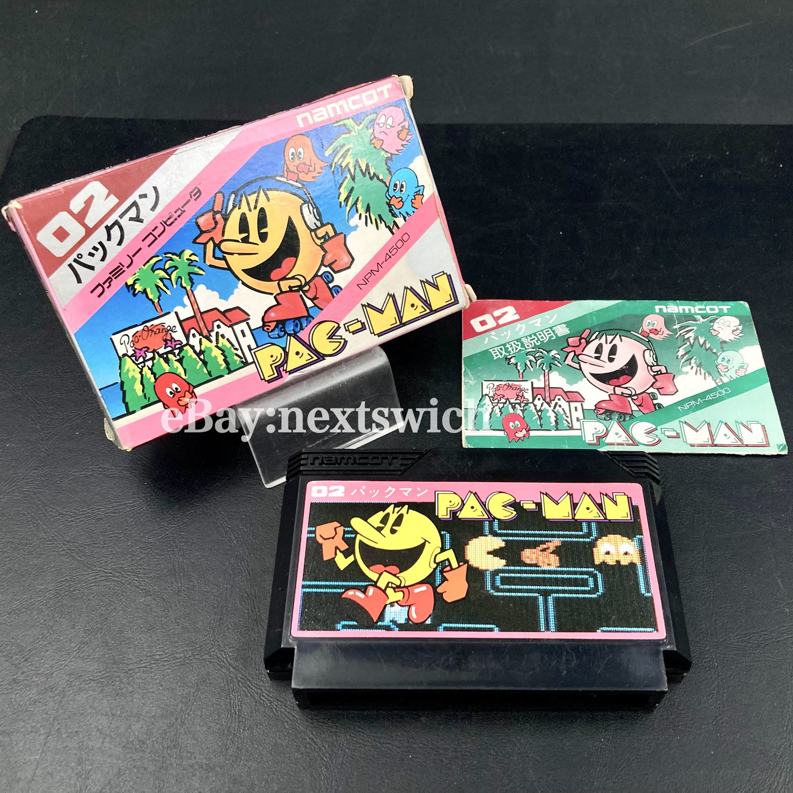 FC Pac-Man Famicom NES Retro Game Japan Edition Boxed with Manual