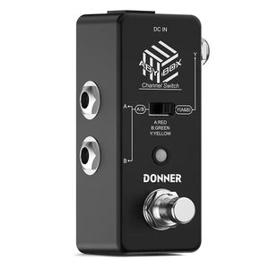 🎸 Donner ABY Boîte Effet guitare Pedal True Bypass Ligne de sélection AB Commutateur
