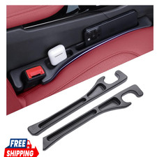 Car Seat Gap Filler, 2-Pack No-Drop Seat Side Gap Seam Filler Organizer with