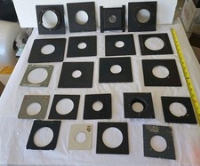 Lot of 21 Large Format Camera Lensboard Sinar Toyo Linhof Extension Copal 0 1 3