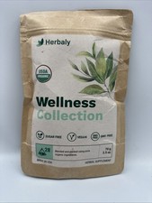 Herbaly Wellness Collection Organic Herbal Ginger Tea, 70 g, 28 Count Bag