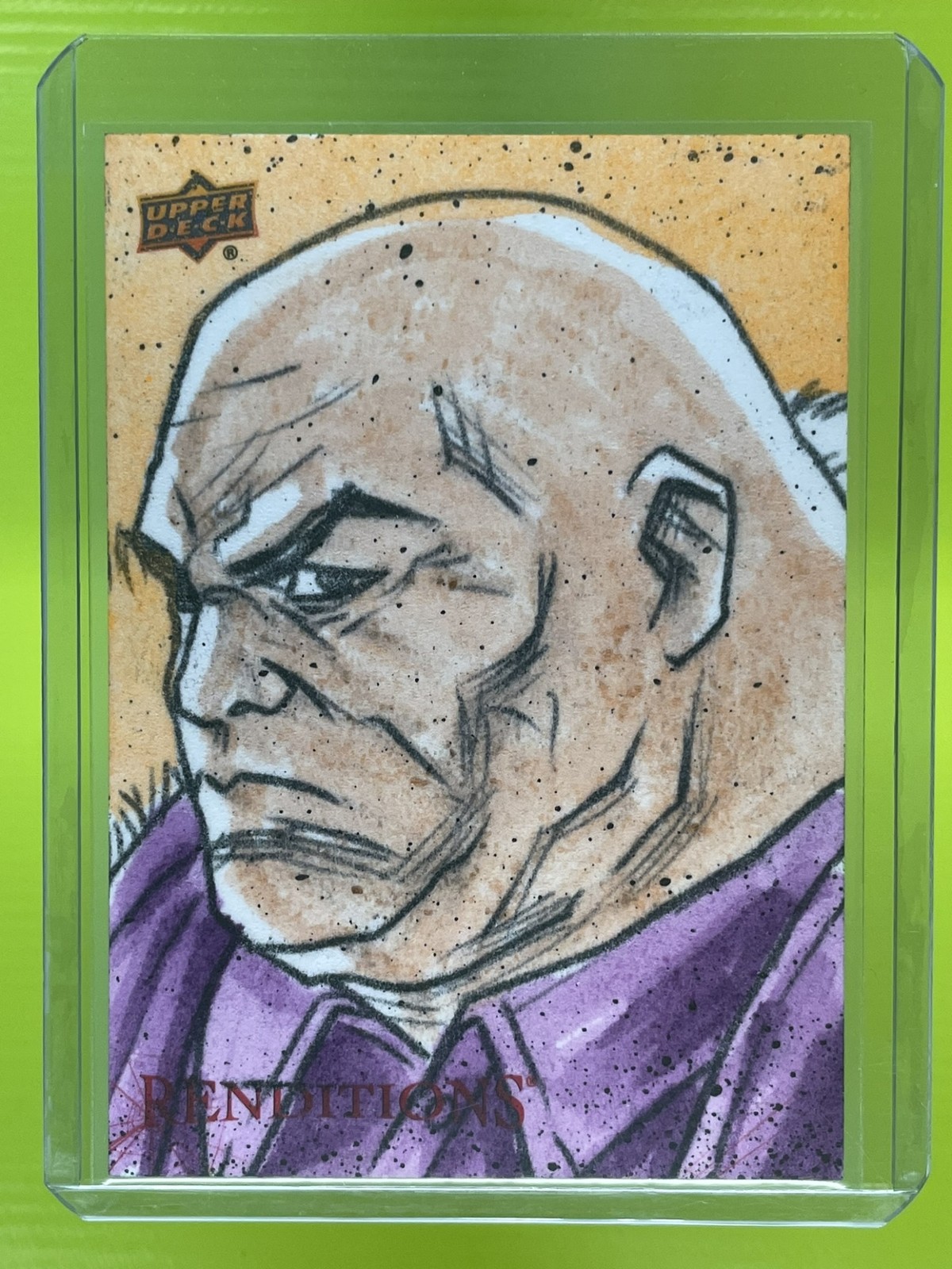 2024 Upper Deck Marvel Spider-Man Renditions #30 Kingpin Sketch Card 1/1