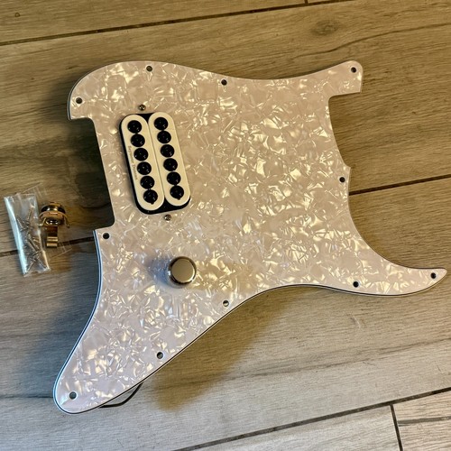 Fender Tom DeLonge Stratocaster LOADED Pickguard Duncan Ivader Humbucker Strat