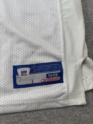 Neu Vintage Rebook Authentic Chicago Bears weiß Brian Urlacher 54 Trikot Gr. 58 - Bild 2 von 11