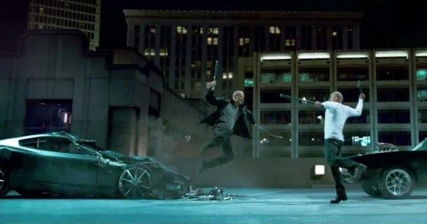 aston martin db9 dodge charger r/t | fast and furious 7