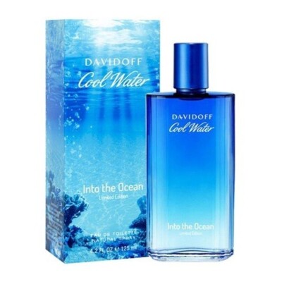 DAVIDOFF COOL WATER INTO THE OCEAN MEN  125 ML EDT   EDICION ILIMITADA AÑO 2013