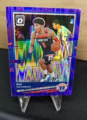 Panini 2020-21 Donruss Optic - #67 - Rui Hachimura - Purple Shock
