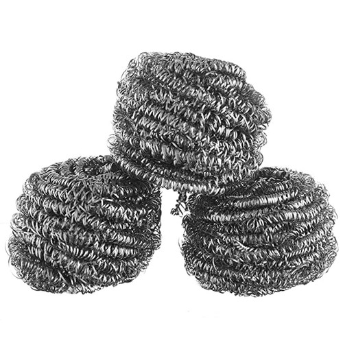 60 Pack - Stainless Steel Scourers, Steel Wool Sponges | Kitchen Supplies - Picture 4 of 7