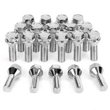 20PCS 12x1.25 Wheel Lug Nuts For Jeep Cherokee Compass Dodge Dart Chrysler 200 