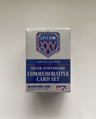 PRO SET SUPER BOWL XXV Limited Edition Silver Anniversary Commemorative Card Set | eBay PRO SET SUPER BOWL XXV Limited Edition Silver Anniversary Commemorative Card Set | eBay