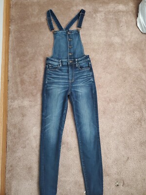 American Eagle Womens Jegging Overalls Next Level Stretch  Size 4 Pre Owned