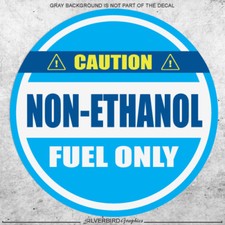 Non-ethanol Fuel Only Sticker Decal Tank Can Oil Weatherproof Vinyl Gas Diesel
