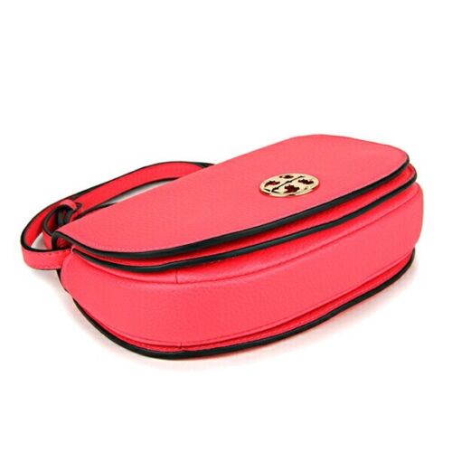 Tory Burch Shoulder Bag Jamie Crossbody Bag Dahlia Pink From Leather Japan New - Picture 3 of 9