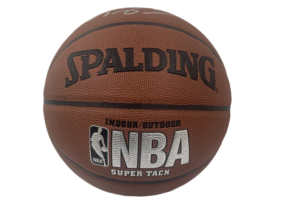 KOBE BRYANT SHAQUILLE O'NEAL SIGNED NBA BASKETBALL LAKERS AUTOGRAPH BAS