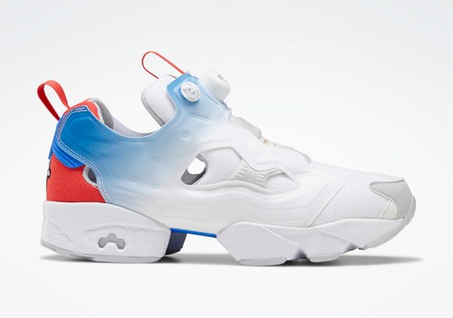Reebok Unisex Instapump Fury OG NM Ombre Sneaker EH3255 White/Pink/Blue - Picture 1 of 6