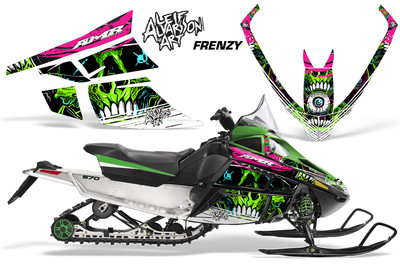 SLED Grafik Aufkleber Decals Für Arctic Cat F Serie Z1 ALLE JAHRE FRENZY G