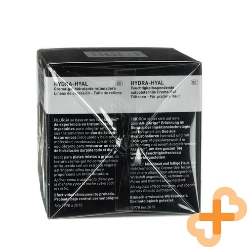 FILORGA HYDRA-HYAL Gel Cream 50 ml Hydrating Plumping Water cream Matte - Picture 18 of 24