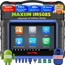 Autel MaxiIM IM508S IMMO Key Programming  Diagnostic Scan All Systems Android 11