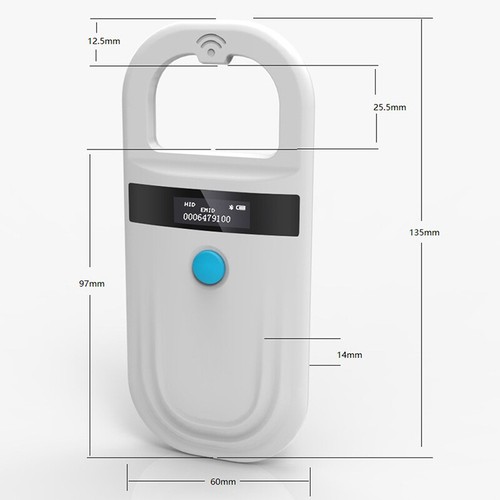 134.2KHz/125kHz Pet Cat Dog Identificacion Microchip Scanner FDX-B ISO11784/85 - Zdjęcie 4 z 13