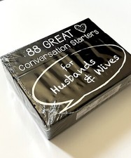 88 Great Conversation Starters For Married Couples Husbands  Wives Card Game