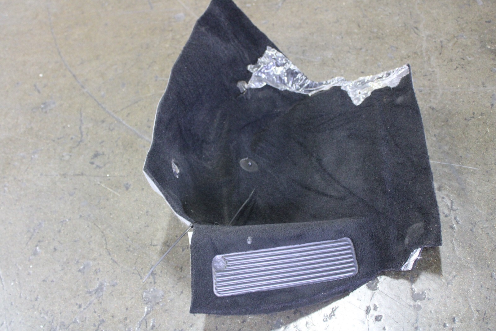 Ferrari 599 GTB, 612, LH, Front Carpet Front Section, Black, Used, P/N 67433300