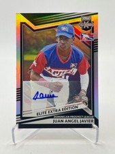2022 ELITE EXTRA EDITION JUAN ANGEL JAVIER RC AUTO #184 DOMINICAN AUTOGRAPH