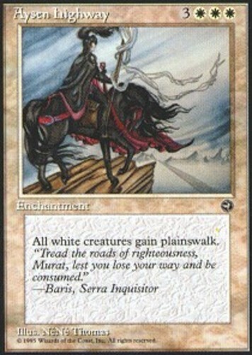 Aysen Highway ~ Moderately Played Homelands MTG Magic UltimateMTG White Card - Picture 1 of 1