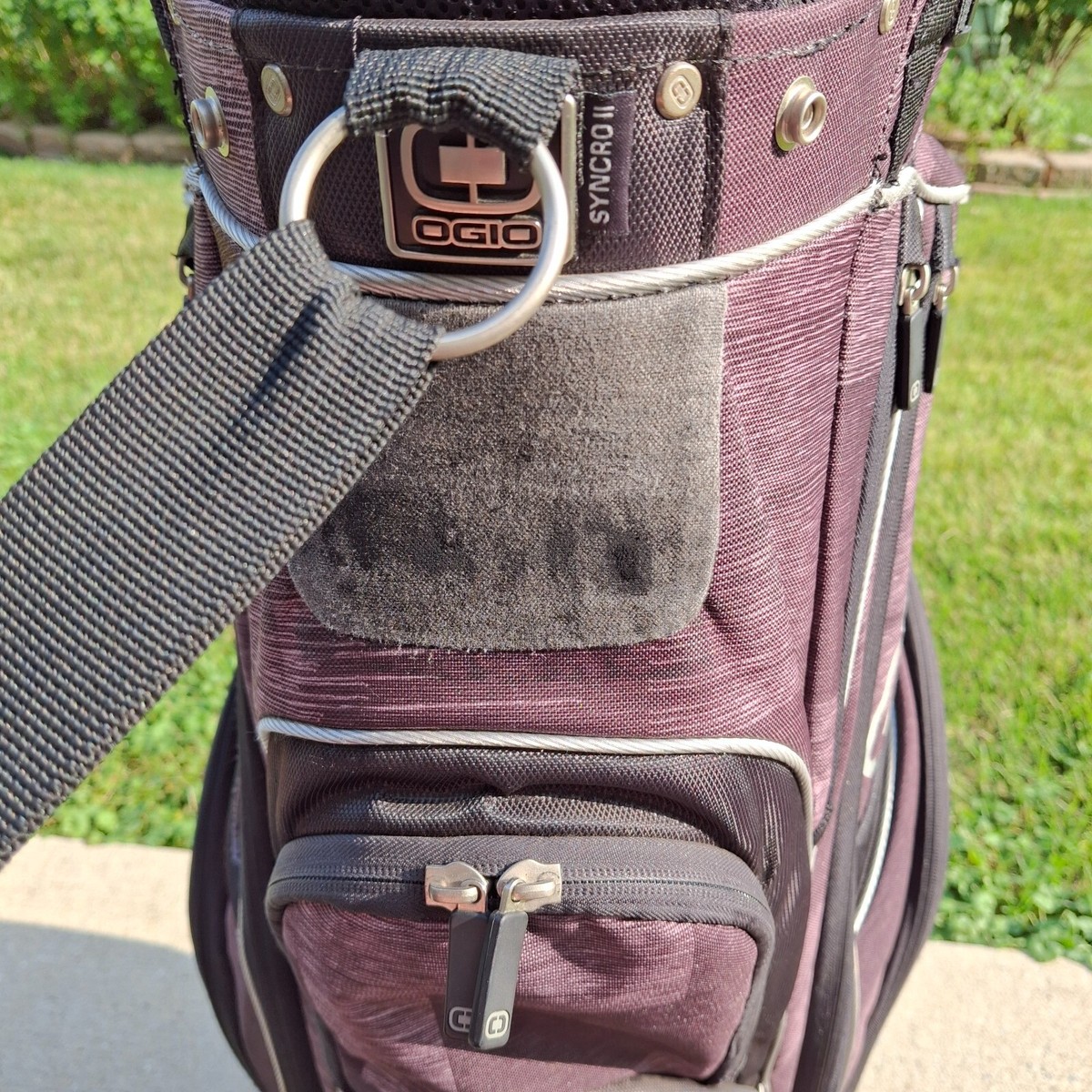 OGIO Synchro II Cart Golf Bag 14 Way Black Purple Plaid | eBay OGIO Synchro II Cart Golf Bag 14 Way Black Purple Plaid | eBay
