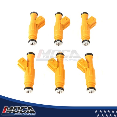 6pcs Fuel injectors Flow Fit 89-93 Ford Mustang Ranger F-150 2.3L 4.9L ...