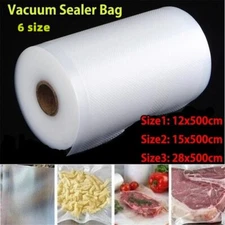 BPA Free Kitchen Vacuum Sealer Bags Reusable Rolls Fresh-keeping Food Saver