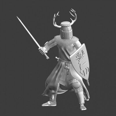 Northern Crusades Miniatures Medieval Teutonic Order Crusader Foot Knight 28mm +