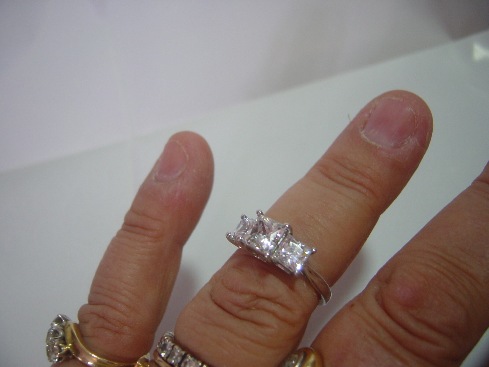 VINTAGE BEAUTIFUL SOLID SILVER RING-MAGNIFICENT S… - image 2