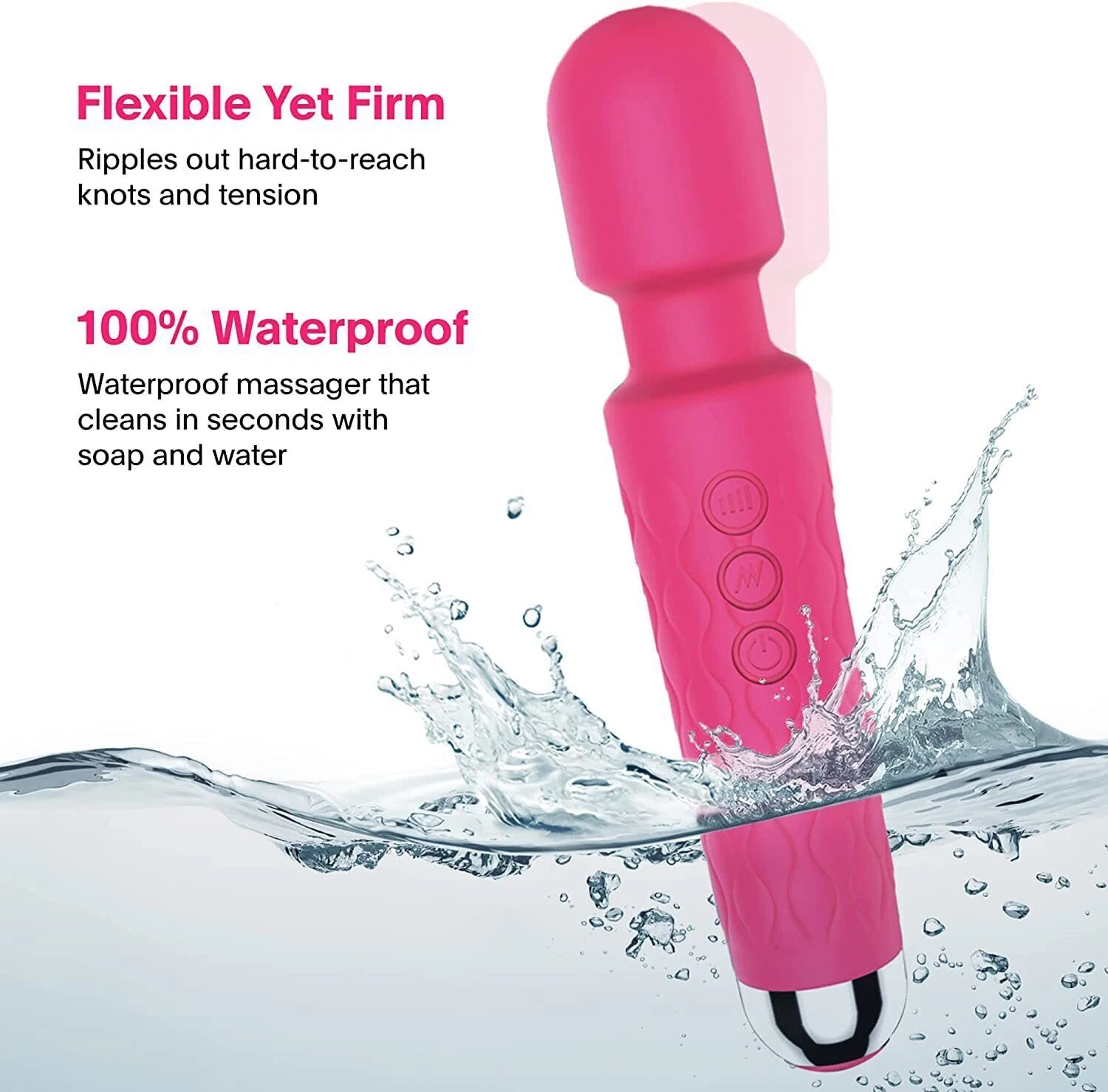 Handheld Massager 20 Speed Wand Vibrating Massage Magic Full Body Therapy Motor Handheld Massager 20 Speed Wand Vibrating Massage Magic Full Body Therapy Motor