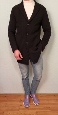 Hugo Boss Black The Shawn1 Mantel Übergangsmantel Kurzmantel Coat Gr. 54