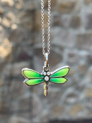 Dragonfly Enamel Keychain – Botanical Bright