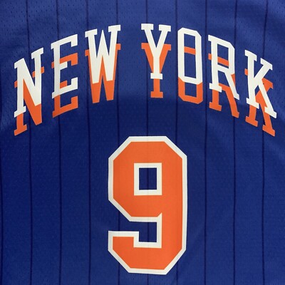 NWT Nike RJ Barrett New York Knicks #9 Blue City Swingman Jersey