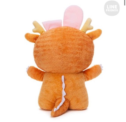 Muñeca de peluche BT21 Baby Dragon talla L Little Friends Cooky Linefriends Kook 2024 - Imagen 6 de 7